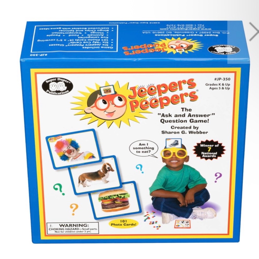Jeepers Peepers The “Ask and Answer®” Question Game